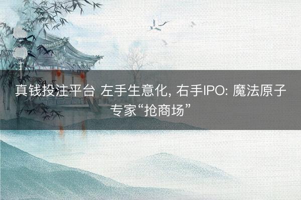 真钱投注平台 左手生意化, 右手IPO: 魔法原子专家“抢商场”