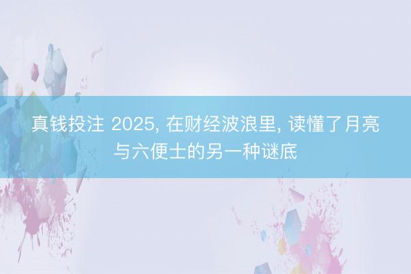 真钱投注 2025, 在财经波浪里, 读懂了月亮与六便士的另一种谜底