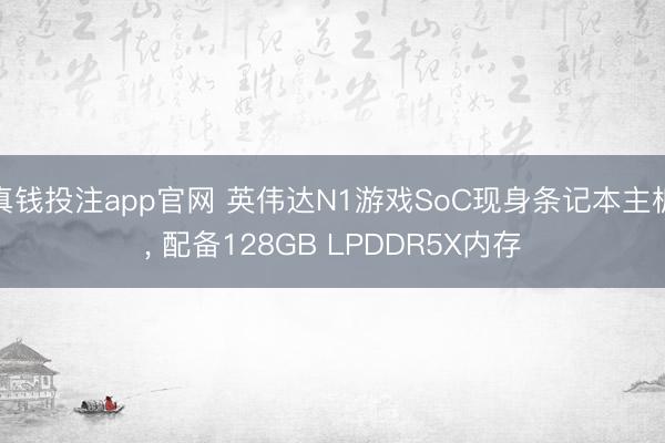 真钱投注app官网 英伟达N1游戏SoC现身条记本主板， 配备128GB LPDDR5X内存
