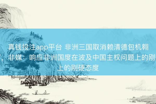 真钱投注app平台 非洲三国取消赖清德包机翱游许可，非媒：响应非洲国度在波及中国主权问题上的刚硬态度