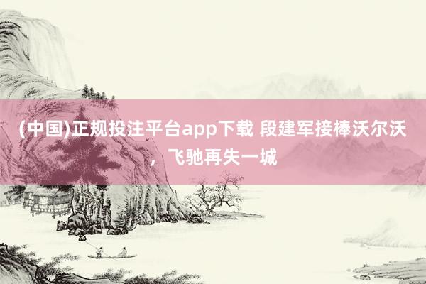 (中国)正规投注平台app下载 段建军接棒沃尔沃,飞驰再失一城