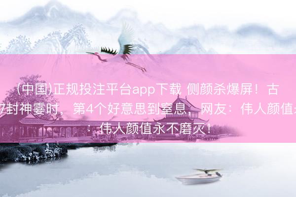 (中国)正规投注平台app下载 侧颜杀爆屏!古装剧TOP7封神霎时,第4个好意思到窒息,网友:伟人颜值永不磨灭!